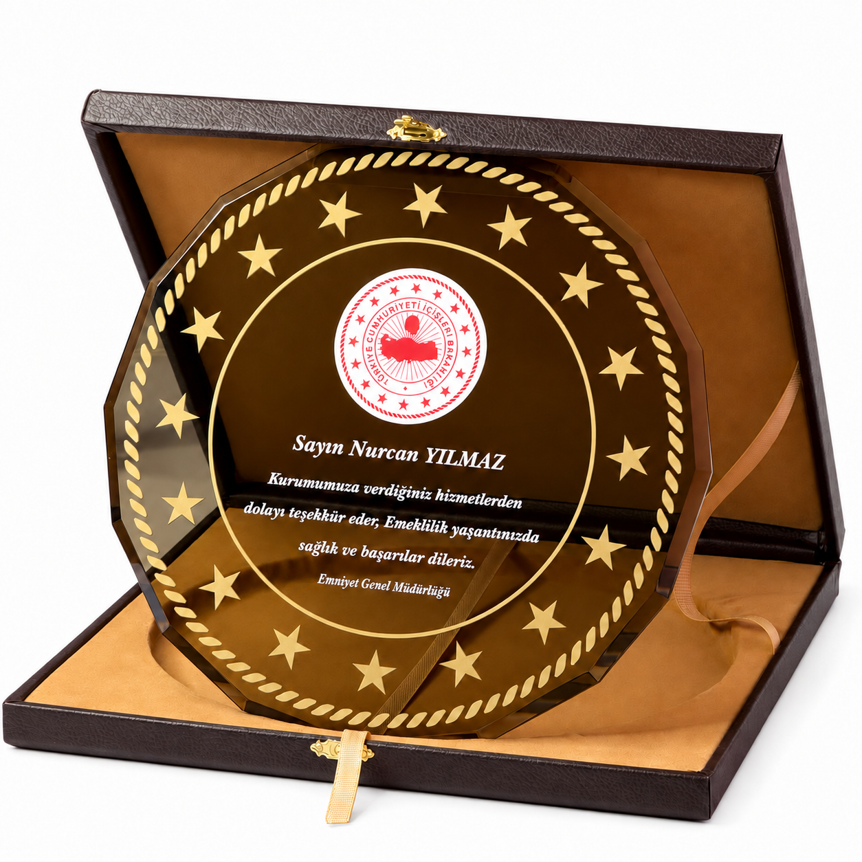 Kristal Tabak Plaket KT103