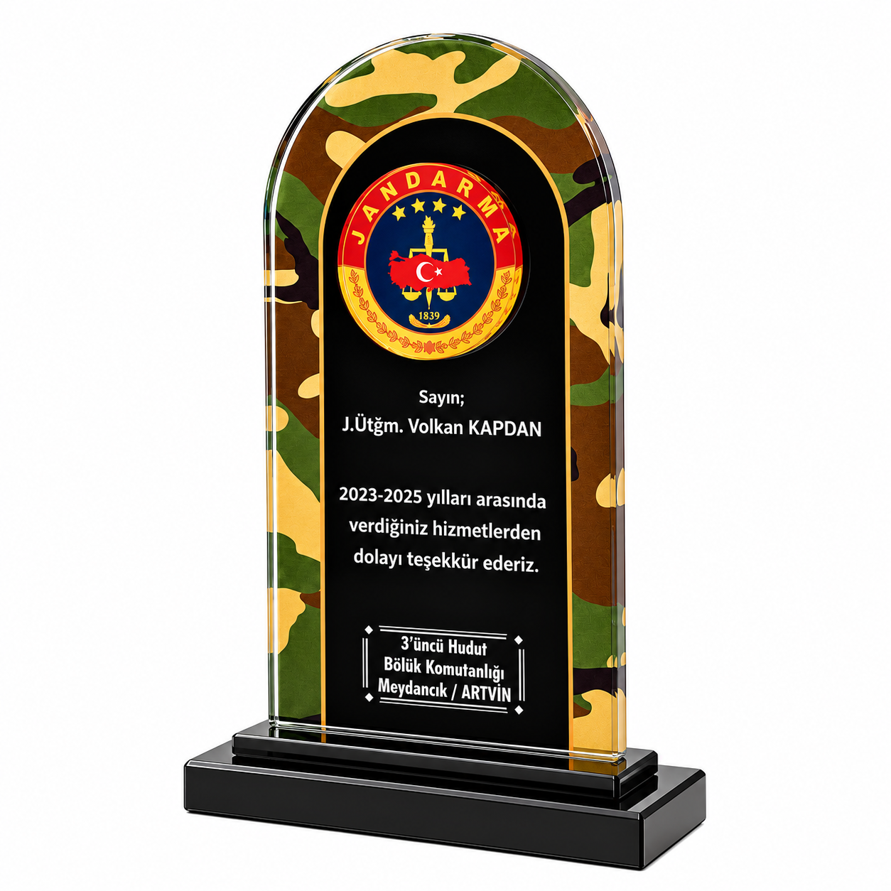 Kristal Plaket PB812