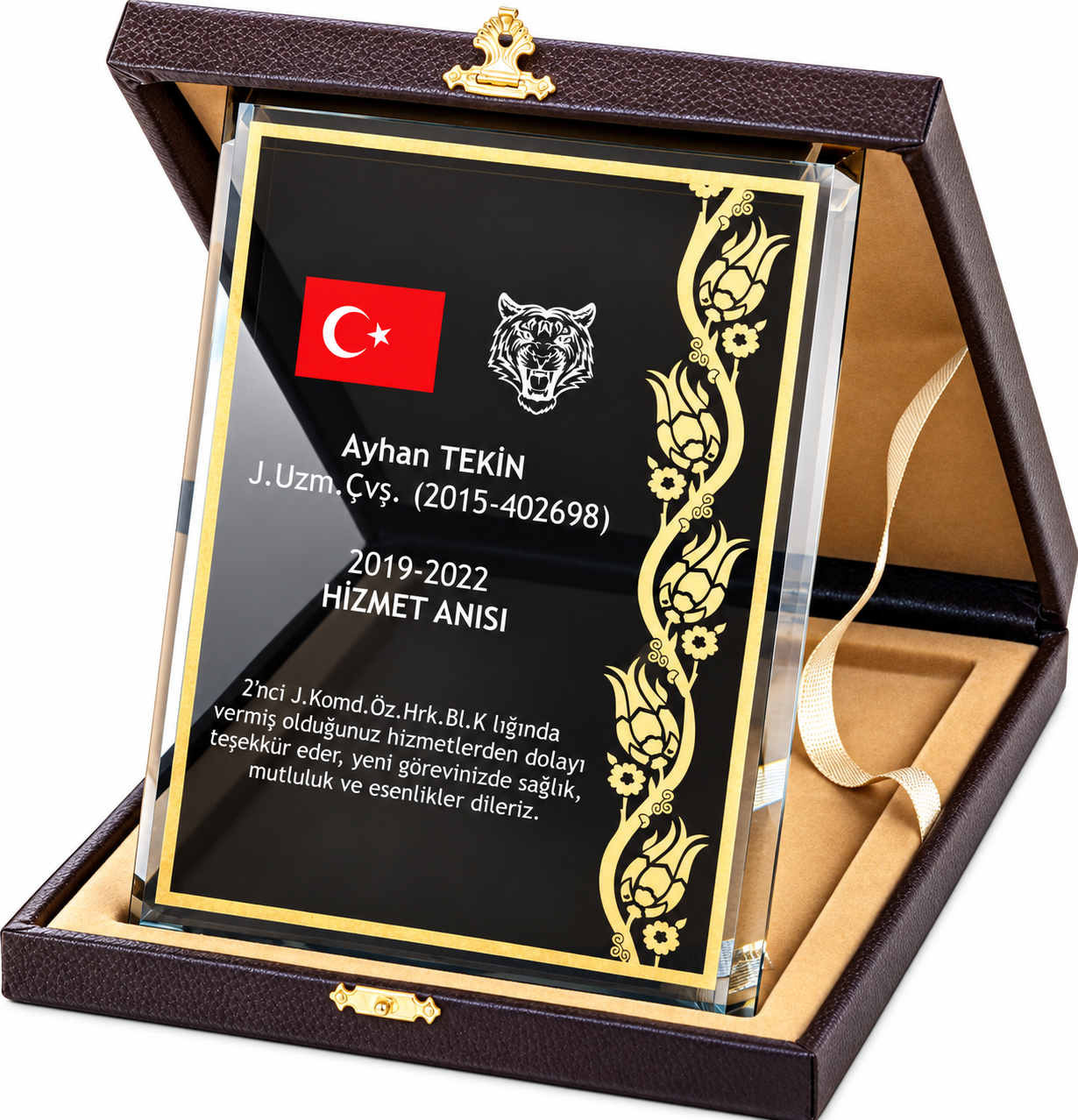 Kristal Plaket PB2010