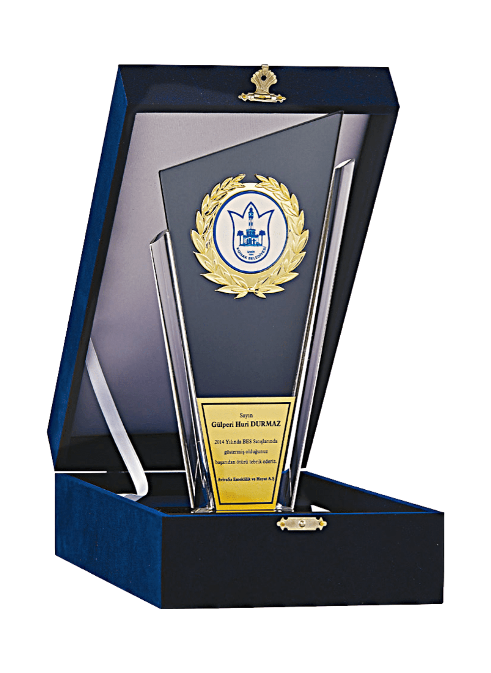 Kristal Plaket T80