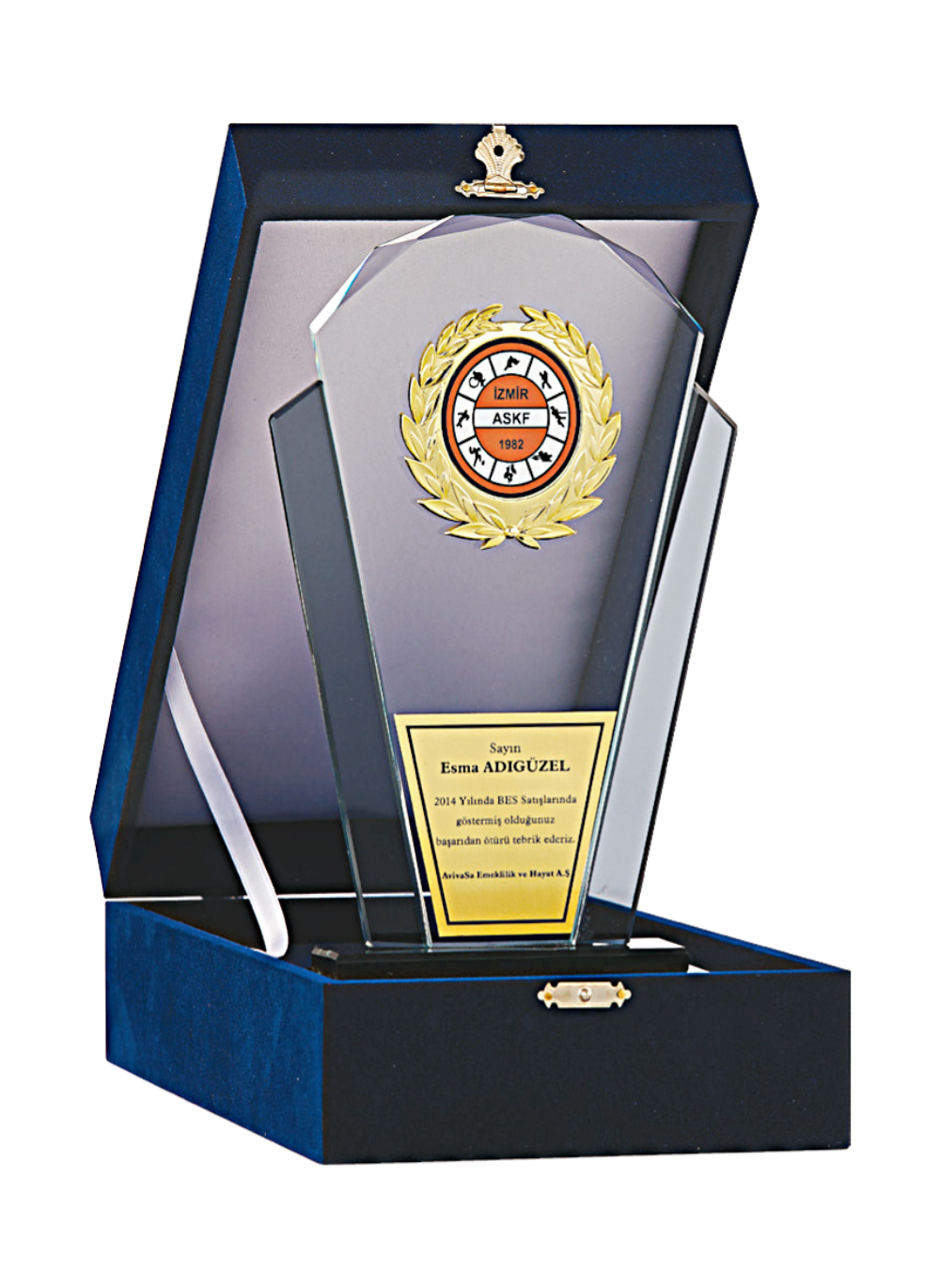 Kristal Plaket T104