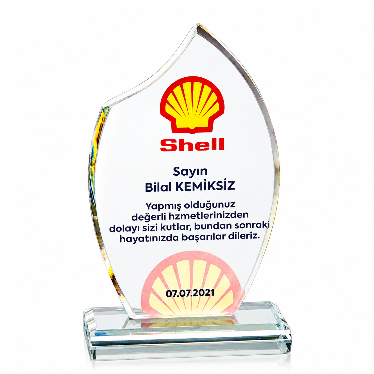 Kristal Plaket P128