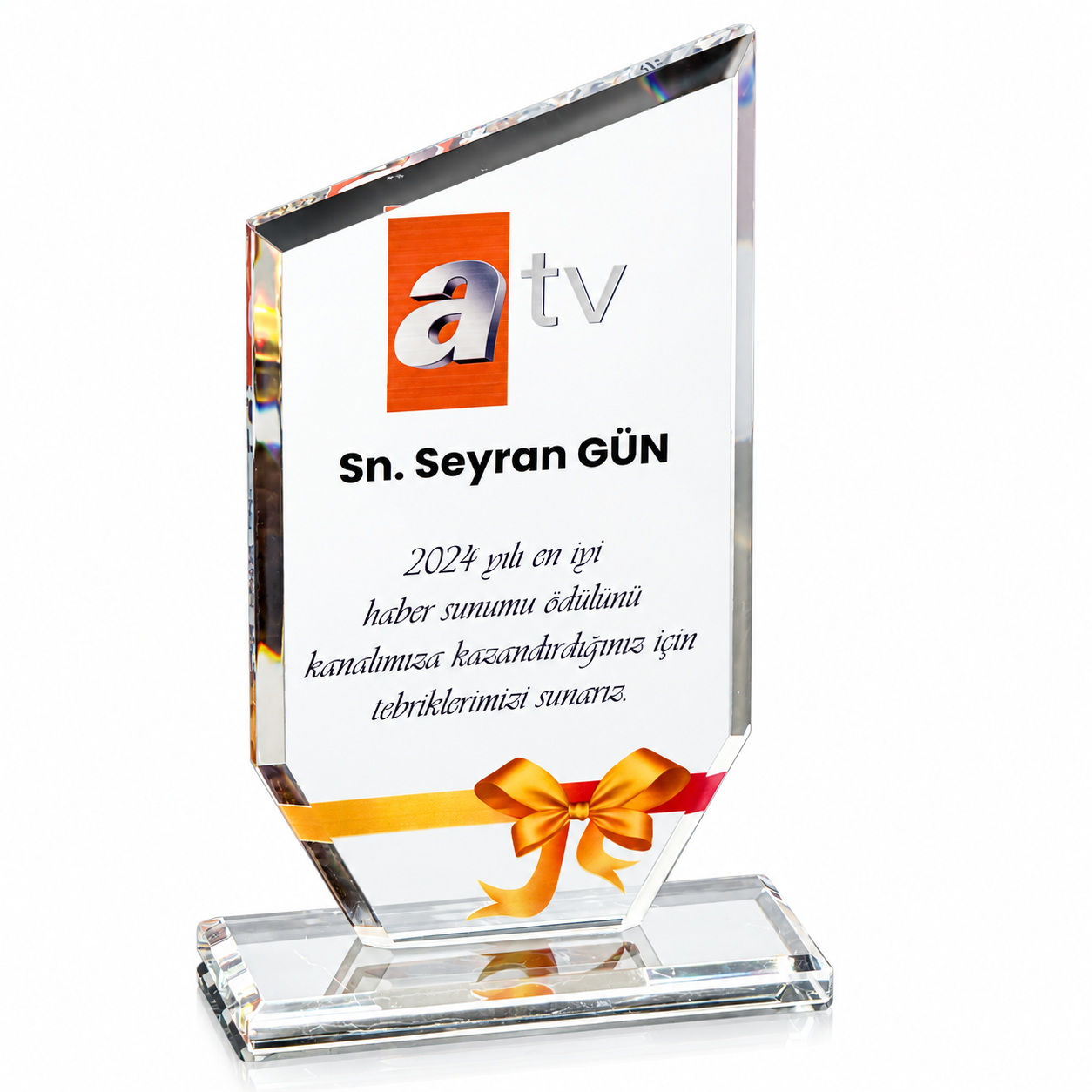 Kristal Plaket P102
